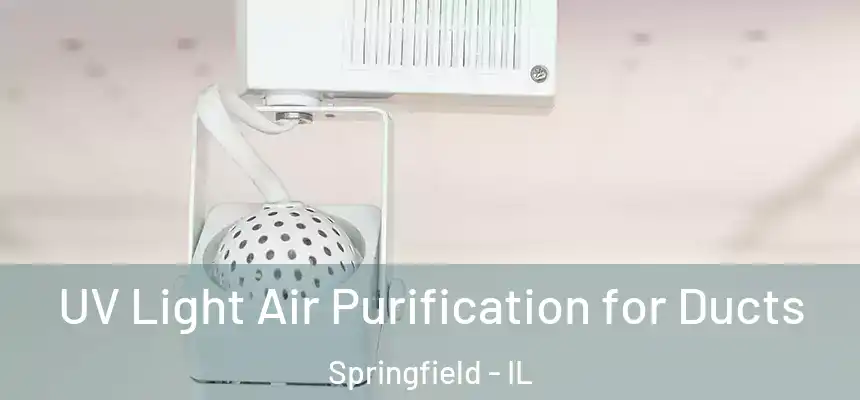  UV Light Air Purification for Ducts Springfield - IL